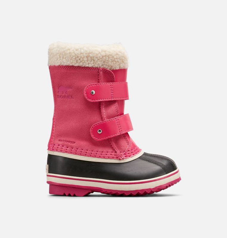 Sorel Barn Vinterkängor Rosa/Svarta - Childrens 1964 Pac™ Strap - UFG-246598